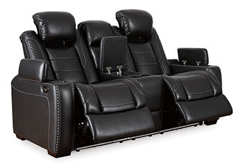 Party Time Power Reclining Loveseat with Console