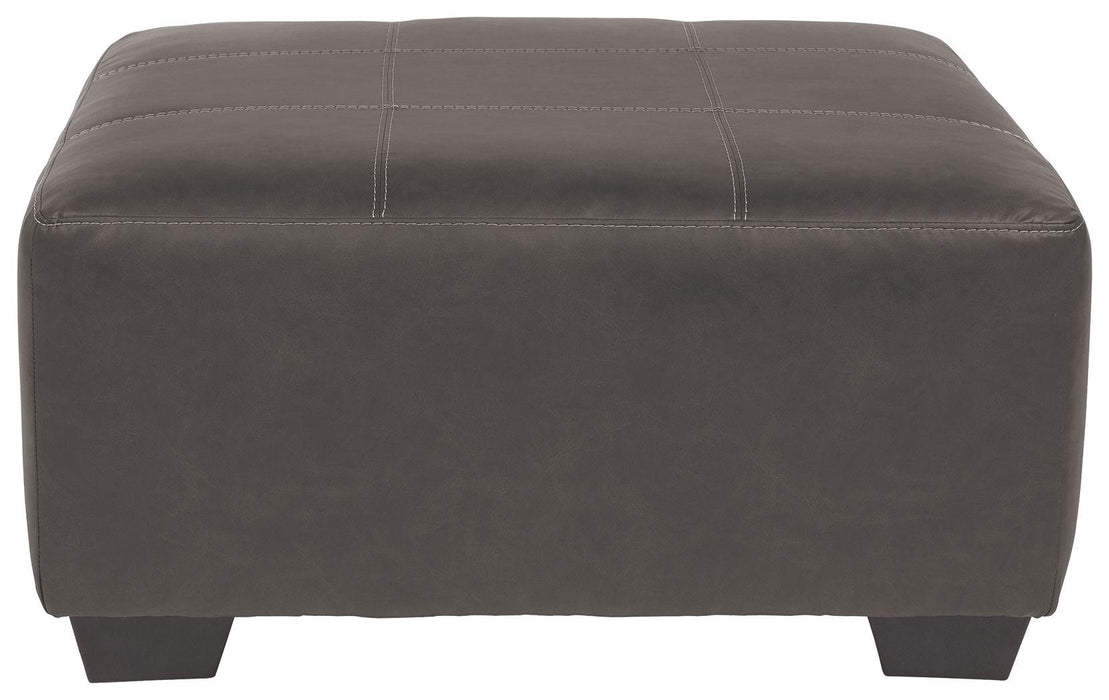 Aberton - Gray - Oversized Accent Ottoman