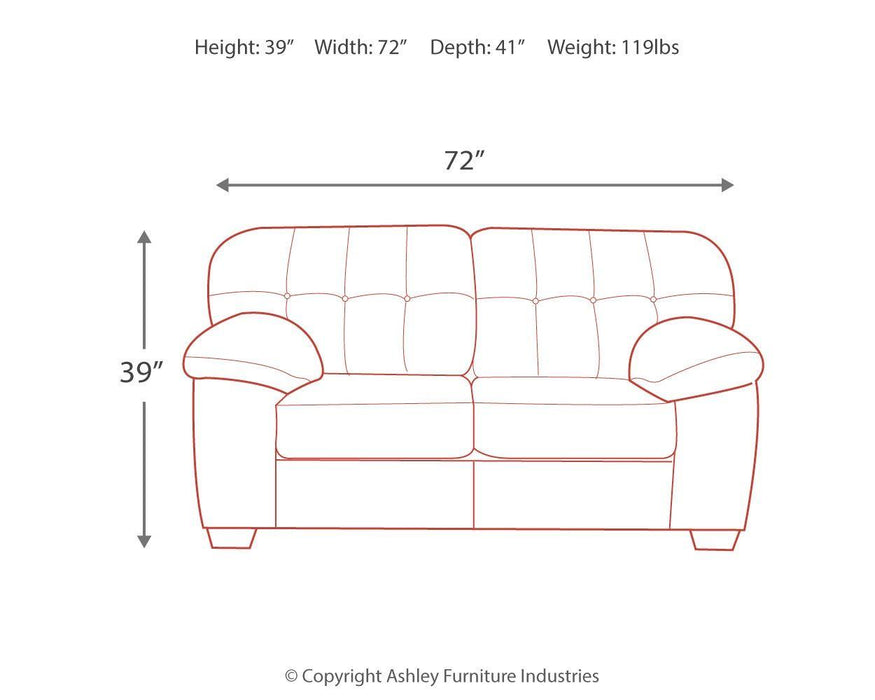 Accrington - Loveseat