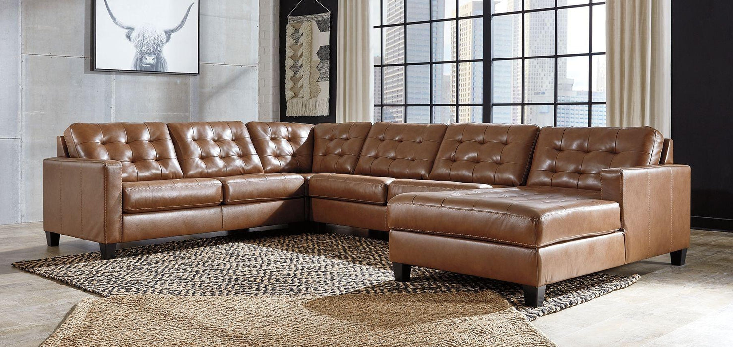 Baskove - - Left Arm Facing Loveseat Sectional