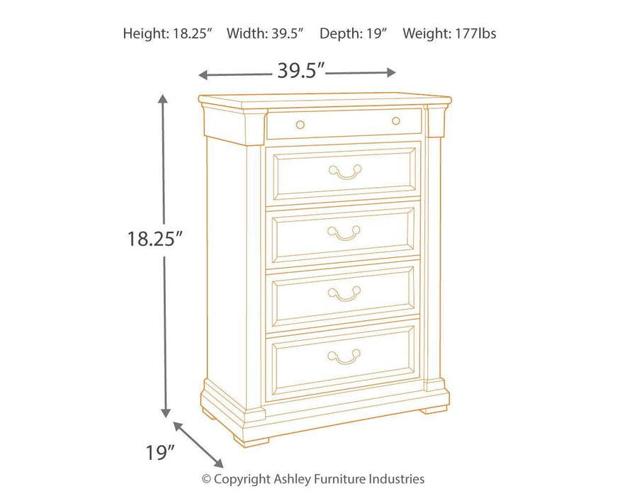 Bolanburg - Five Drawer Chest