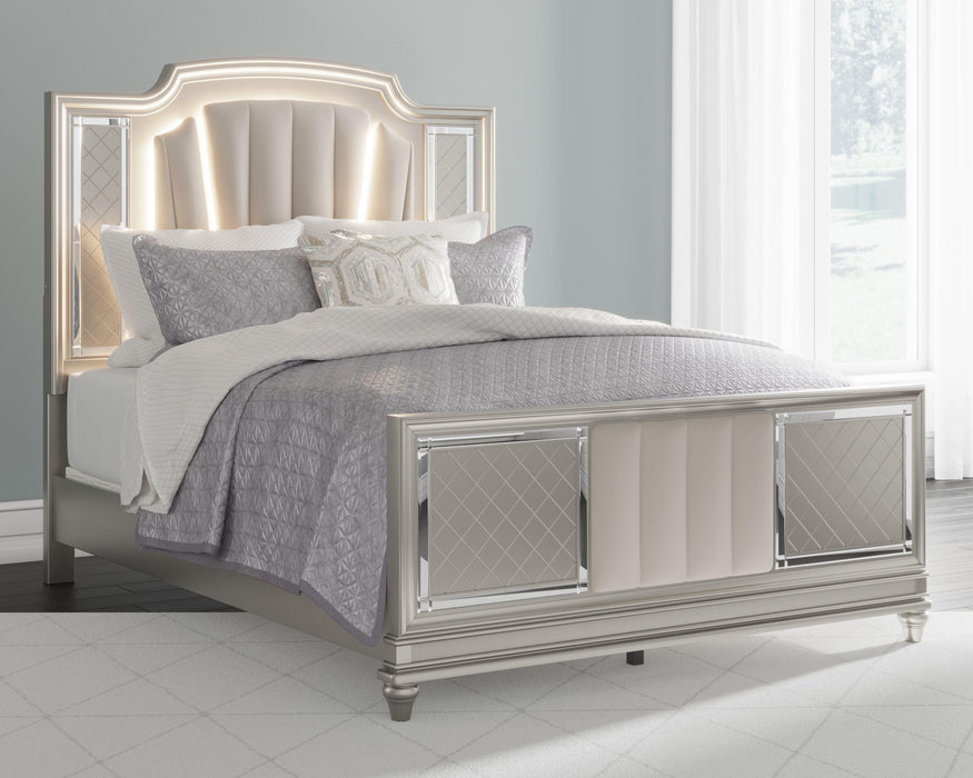 Chevanna - Upholstered Panel Bed