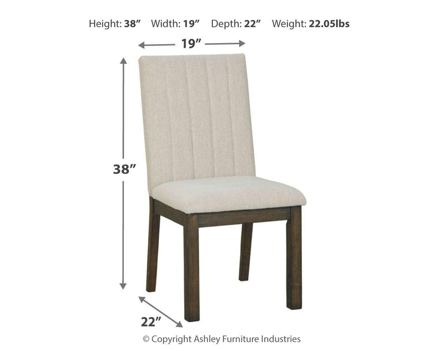 Dellbeck - Dining Uph Side Chair (2/cn)