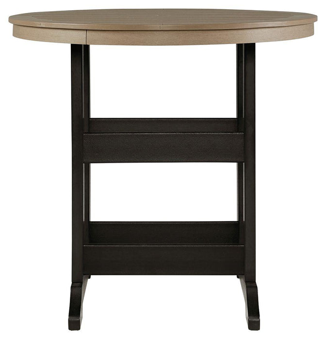 Fairen Trail - Round Bar Table W/umb Opt