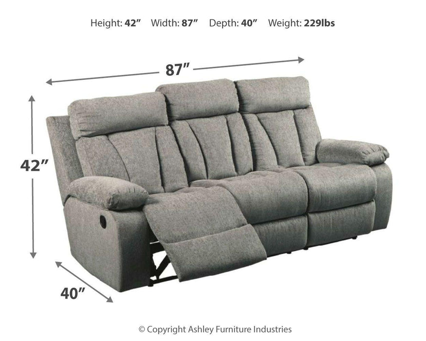 Mitchiner - Rec Sofa W/drop Down Table