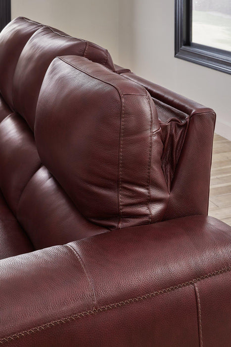 Alessandro Garnet Power Reclining Sofa