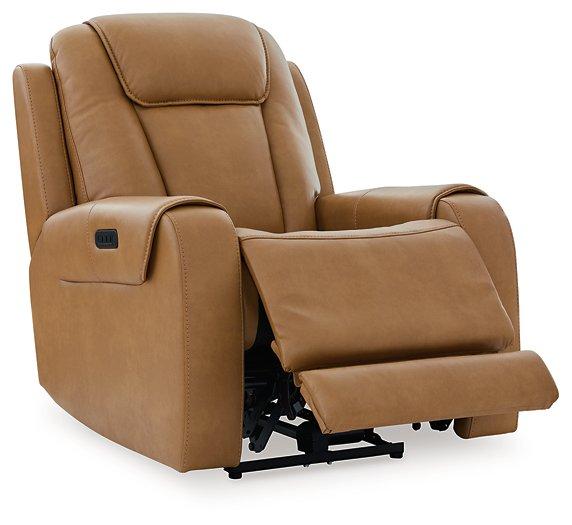 Card Player Cappuccino Power Recliner