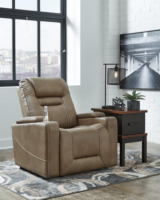 Crenshaw Cappuccino Power Recliner