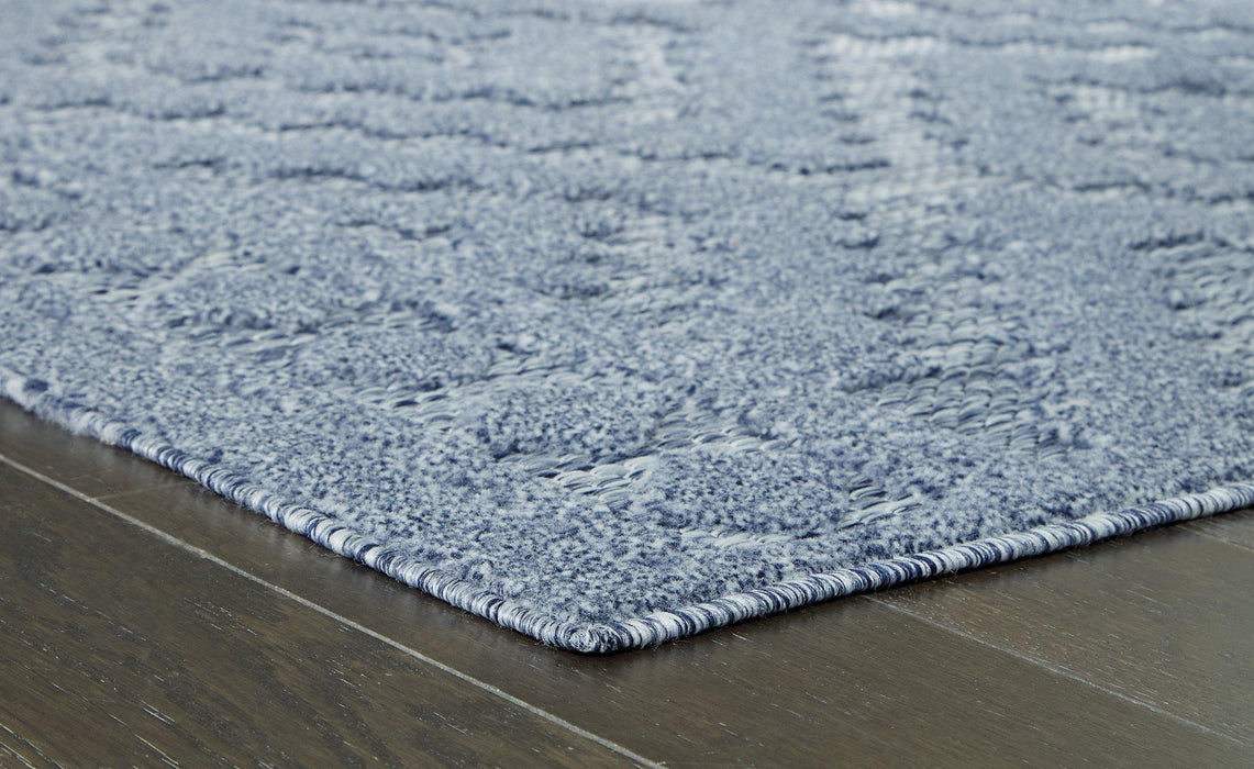 Finnwell Blue 5'3" x 7' Rug