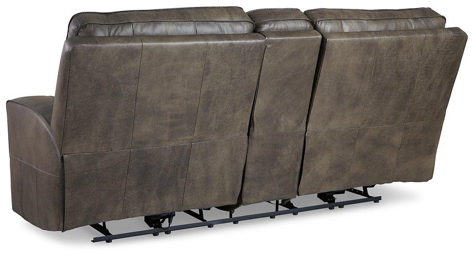 Game Plan Concrete Power Reclining Loveseat