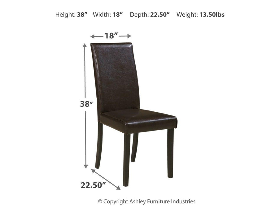 Kimonte - Dining Uph Side Chair (2/cn)