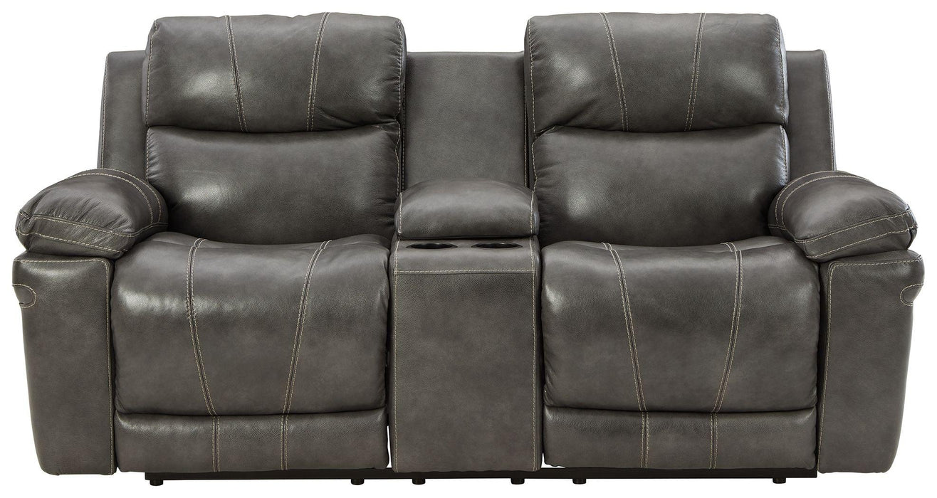 Edmar - Pwr Rec Loveseat/con/adj Hdrst