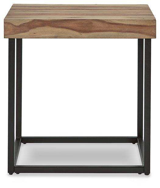 Bellwick Natural/Black End Table