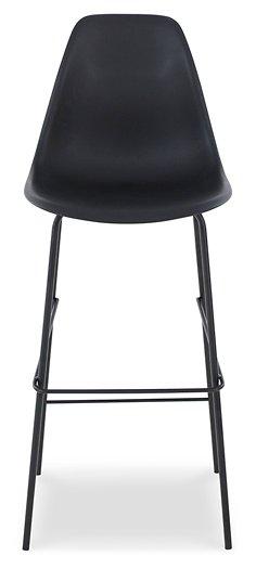 Forestead Black Bar Height Bar Stool (Set of 2)