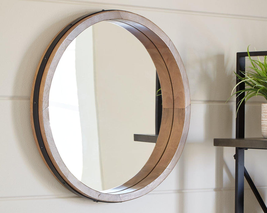 Jamesburg Brown/Black Accent Mirror