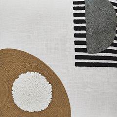 Longsum Black/White/Honey Pillow (Set of 4)