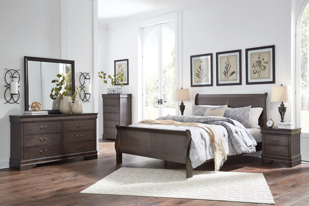 Leewarden -Sleigh Bed