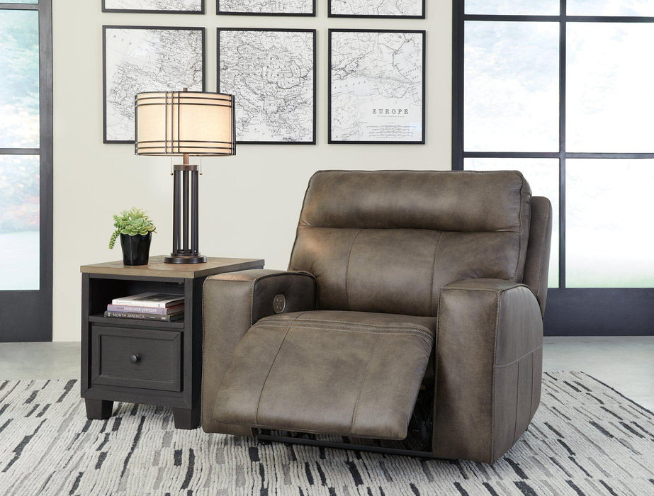 Game Plan Concrete Oversized Power Recliner