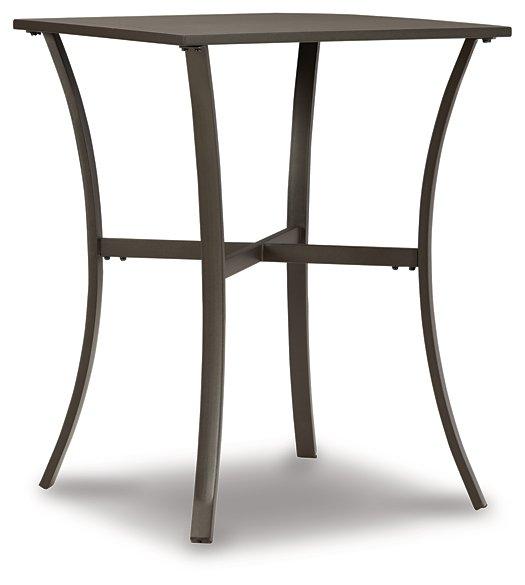 Tianna Dark Brown Counter Table Set