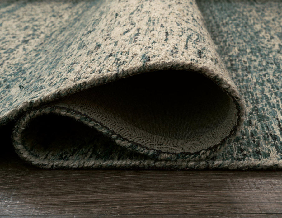 Devton Beige/Teal 7'8" x 10' Rug