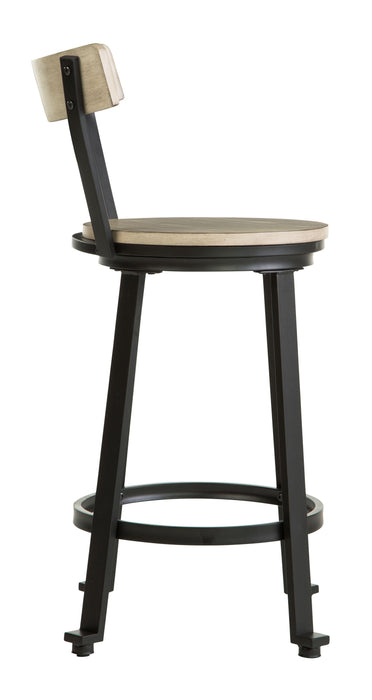 Melenski - Swivel Barstool (2/cn)