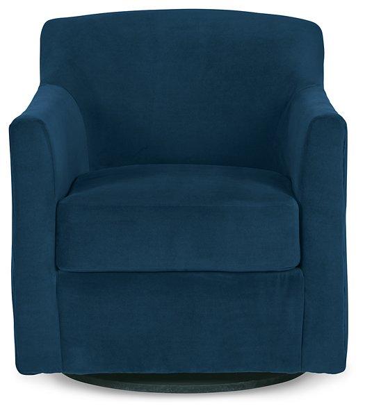 Bradney Ink Swivel Accent Chair