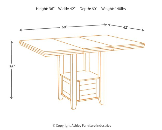 Haddigan 7-Piece Dining Room Package