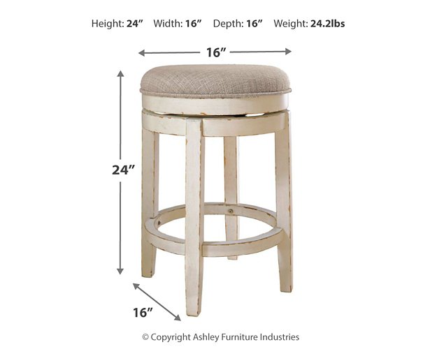 Realyn 5-Piece Counter Height Dining Package