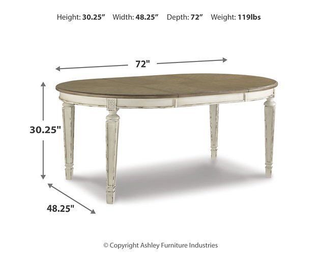 Realyn 8-Piece Dining Package