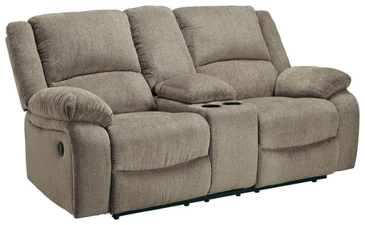 Draycoll - Dbl Rec Loveseat W/console image