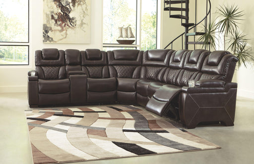 Warnerton - Left Arm Facing Power Loveseat 3 Pc Sectional image