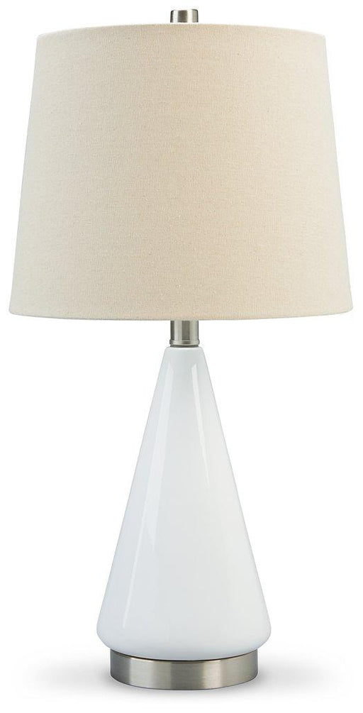 Ackson White/Silver Finish Table Lamp (Set of 2) image