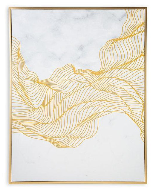 Richburgh White/Gold Finish Wall Art image